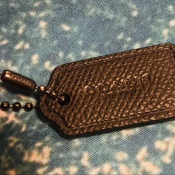 Coach Black Keychain Tag - Picture 6 of 16